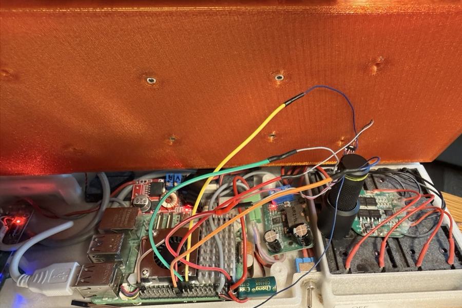 QSPI deadbug connected to raspberry pi for flashing